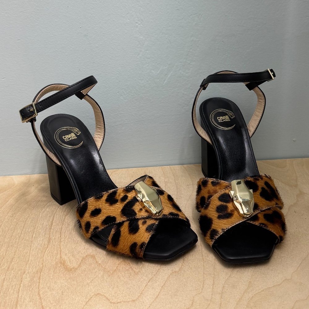 Roberto Cavalli Block Heel